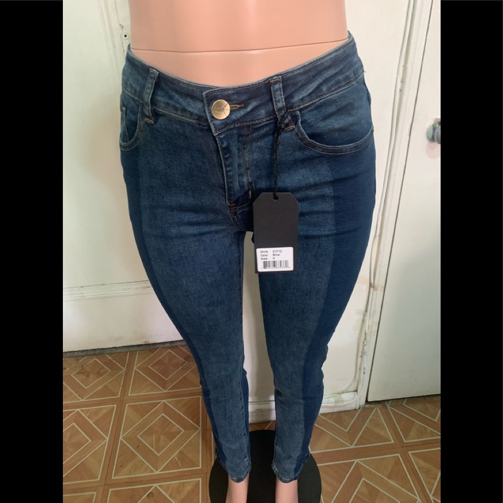 Blue jeans skinny fit, sizes 3,5